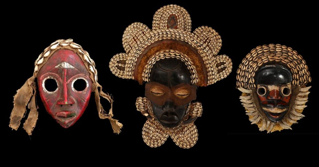 Dan masks of the Dan People Ivory Coast